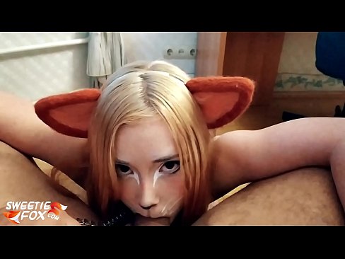 ❤️ Kitsune sluk piel en kom in haar mond Anale video by ons ️❤